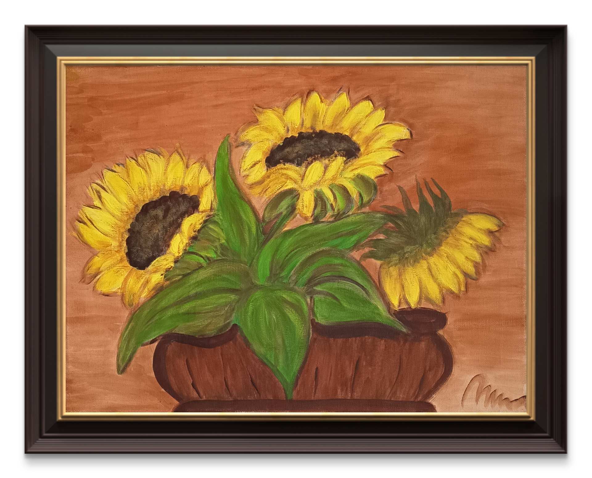 Sunflowers by Milena Petrič — alternate view
